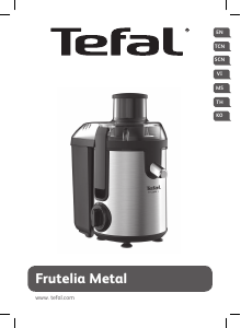 Manual Tefal ZE420D65 Frutelia Metal Juicer