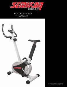 Manual de uso Semikon TE2462AHP Bicicleta estática