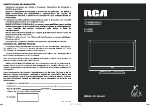 Manual de uso RCA L24S9500 Televisor de LED