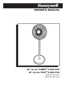 Handleiding Honeywell HS-120 Ventilator