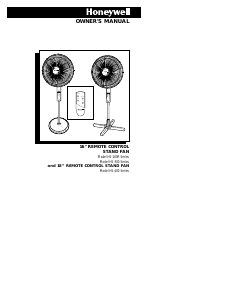 Manual de uso Honeywell HS-400 Ventilador