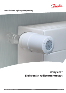 Brugsanvisning Danfoss living eco Termostat