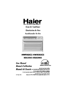 Manual Haier HWR08XC5 Air Conditioner
