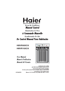 Manual Haier HWVR08XCK Air Conditioner