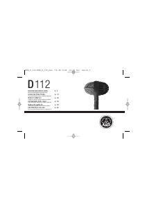 Manual de uso AKG D 112 Micrófono