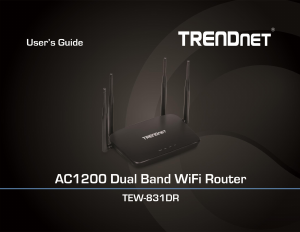 Manual TRENDnet TEW-831DR Router