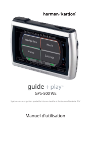 Mode d’emploi Harman Kardon GPS-500 WE Guide+Play Système de navigation