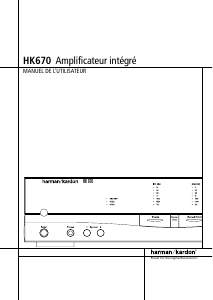 Mode d’emploi Harman Kardon HK 670 Amplificateur