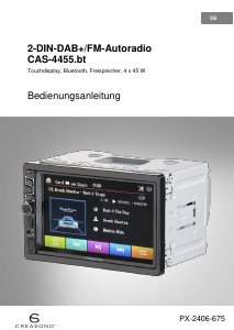 Bedienungsanleitung Creasono CAS-4455BT Autoradio