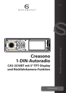Bedienungsanleitung Creasono CAS-3310BT Autoradio