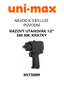 Manuál Uni-Max NST500M Akušroubovák