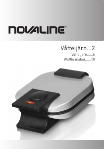 Manual Novaline 800 W Waffle Maker