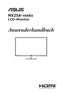 Bedienungsanleitung Asus MX25AQ LCD monitor