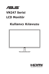 Kullanım kılavuzu Asus VN247NA LCD ekran