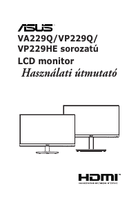 Használati útmutató Asus VP229Q LCD-monitor