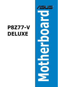 Bedienungsanleitung Asus P8Z77-V DELUXE Hauptplatine