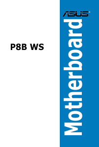 Manual Asus P8B WS Motherboard