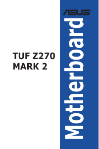説明書 エイスース TUF Z270 MARK 2 マザーボード