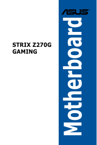 Manual Asus ROG STRIX Z270G GAMING Motherboard