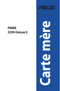 Mode d’emploi Asus PRIME X299-DELUXE II Carte mère