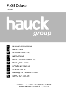 Manual Hauck FixSit Deluxe Cadeira alta para bebé