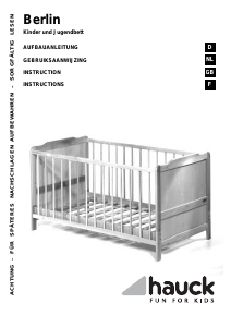 Bedienungsanleitung Hauck Berlin Babybett