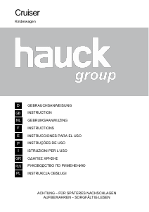 Manual de uso Hauck Cruiser Cochecito