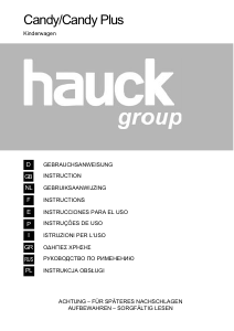 Manual de uso Hauck Candy Cochecito