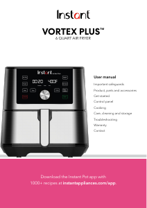 Manual Instant Vortex Plus Deep Fryer