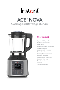 Handleiding Instant Ace Nova Blender