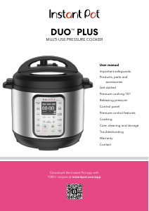 Manual Instant Pot Duo Plus Multi Cooker