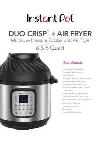 Manual Instant Pot Duo Crisp Multi Cooker