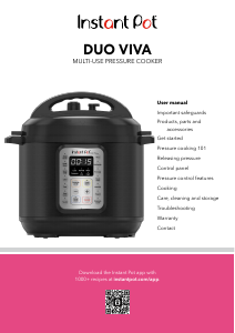 Manual Instant Pot Duo Viva Multi Cooker