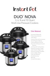 Handleiding Instant Pot Duo Nova Multicooker