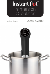 Handleiding Instant Pot Accu SV800 Sous-vide stick