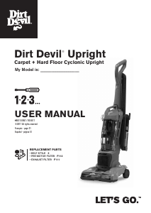 Manual de uso Dirt Devil UD70167P Aspirador