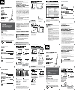Manual de uso Dirt Devil SD22020B Power Express Lite Aspirador