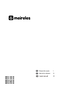 Manual Meireles MFA 210 W Congelador