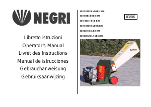 Bedienungsanleitung Negri R90 Gartenhäcksler