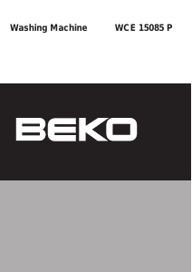 Manual BEKO WCE 15085 P Washing Machine