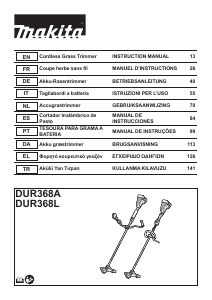 Mode d’emploi Makita DUR368LZ Coupe-herbe