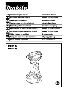 Manual Makita DTD148ZJ Impact Wrench