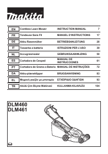 Manual Makita DLM460 Corta-relvas