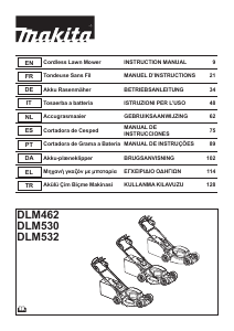 Manual Makita DLM532 Lawn Mower