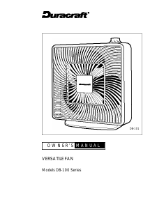 Manual Duracraft DB-101 Fan