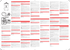 Mode d’emploi Solac EX6155 Presse-agrumes