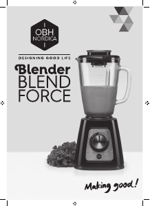 Manual OBH Nordica LH42Q8S0 Blendforce Blender