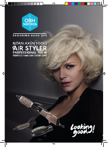 Käyttöohje OBH Nordica 3586 Björn Axén Tools Air Styler Hiusten muotoilulaite