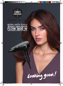 Manual OBH Nordica 5188 Björn Axén Tools Flow Hair Dryer