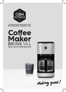 Bruksanvisning OBH Nordica 2329 Bronx Kaffebryggare